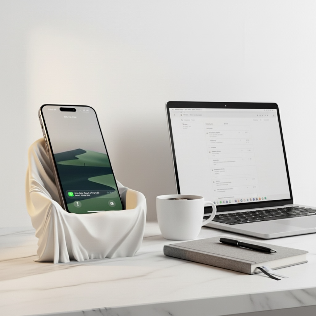 Sculptural Mini Sofa Phone Stand