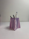 Draping Silk Brush Holder