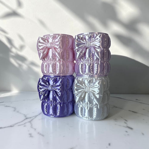 Sculpted Bow Puff Desk Organizer