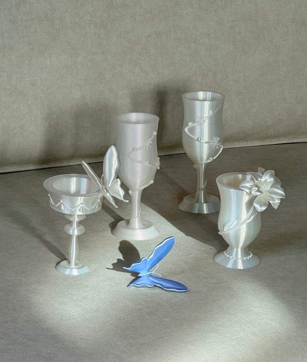 Snowfall Mini Bud Vase