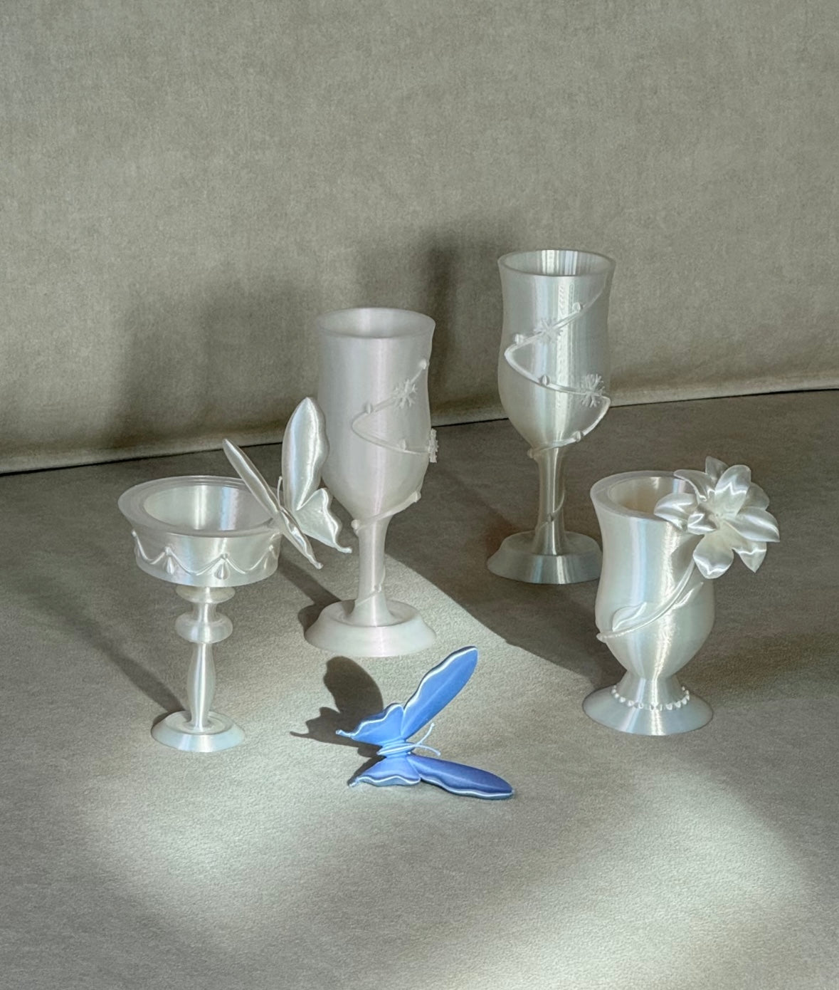 Butterfly Sculptural Candle Holder (LED Only)