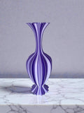 Silky Sculpted Vase – Tall 3D Printed Decorative Vase