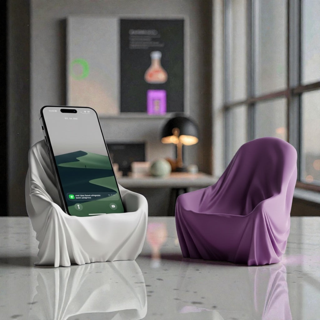 Sculptural Mini Sofa Phone Stand