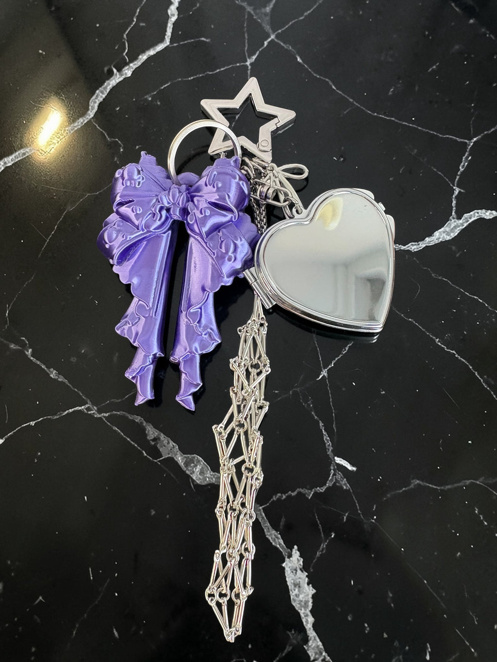 Silky Bow Keychain / Bag Charm
