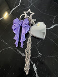 Silky Bow Keychain / Bag Charm