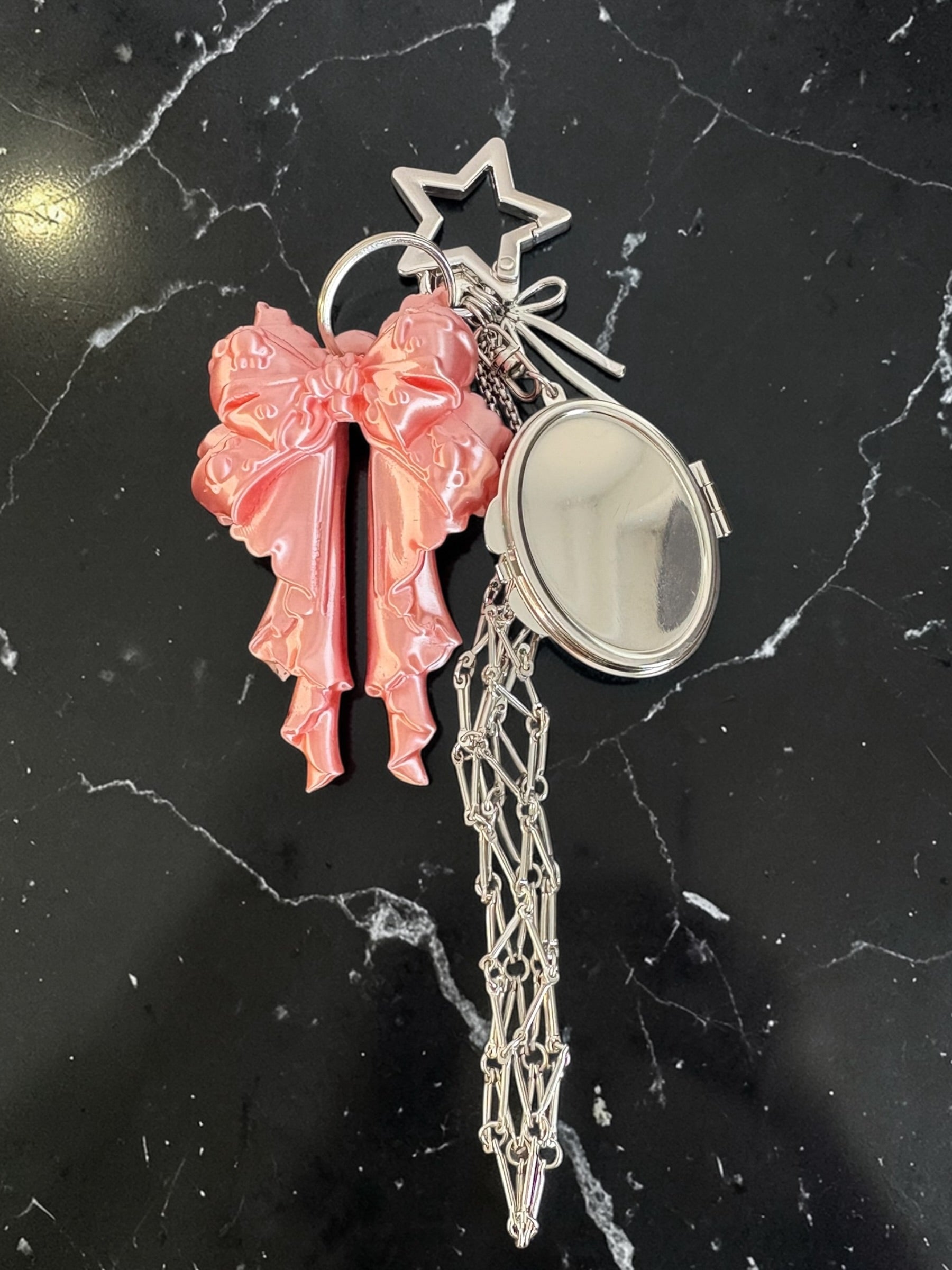 Silky Bow Keychain / Bag Charm