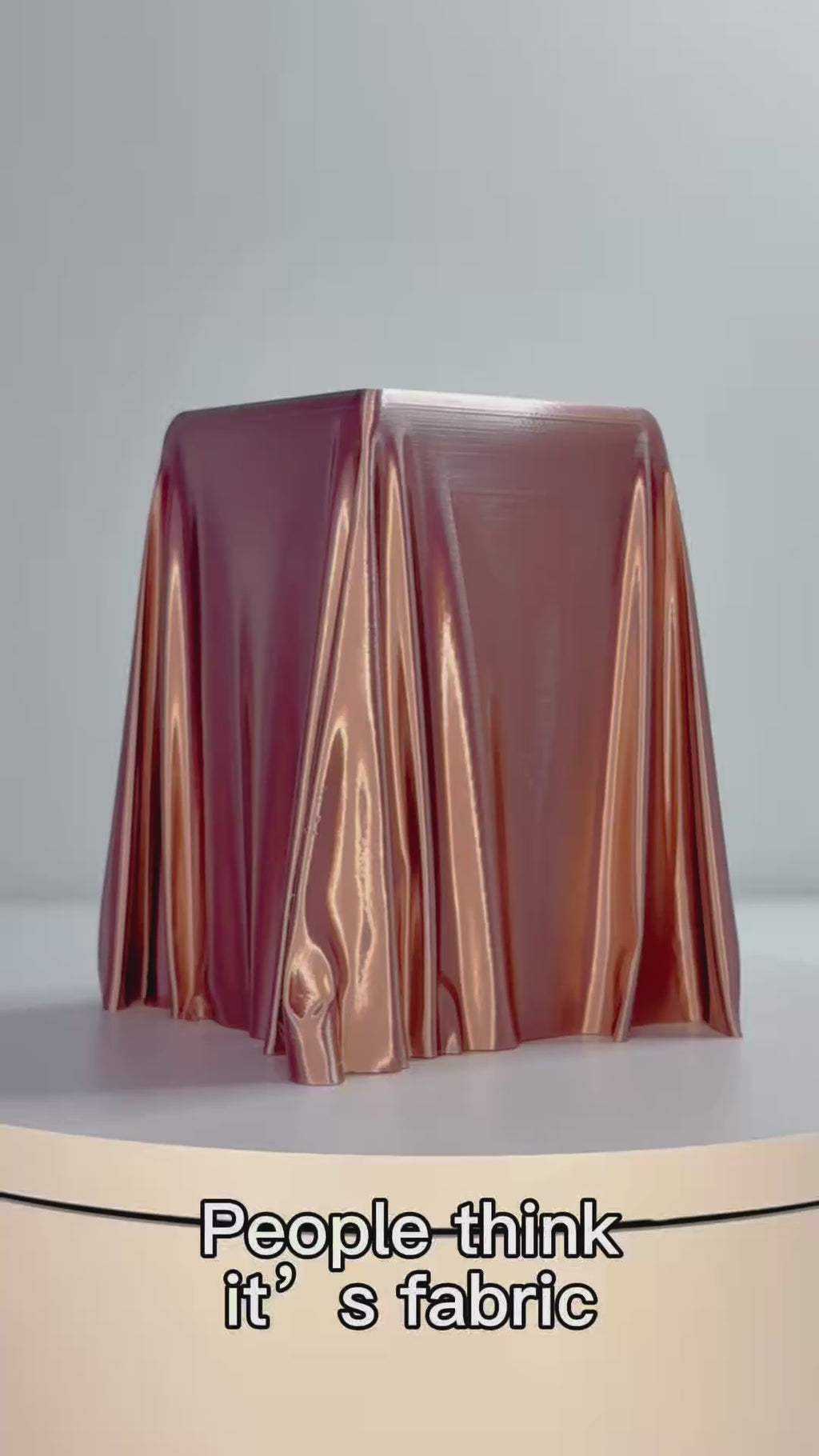 Draping Silk Brush Holder